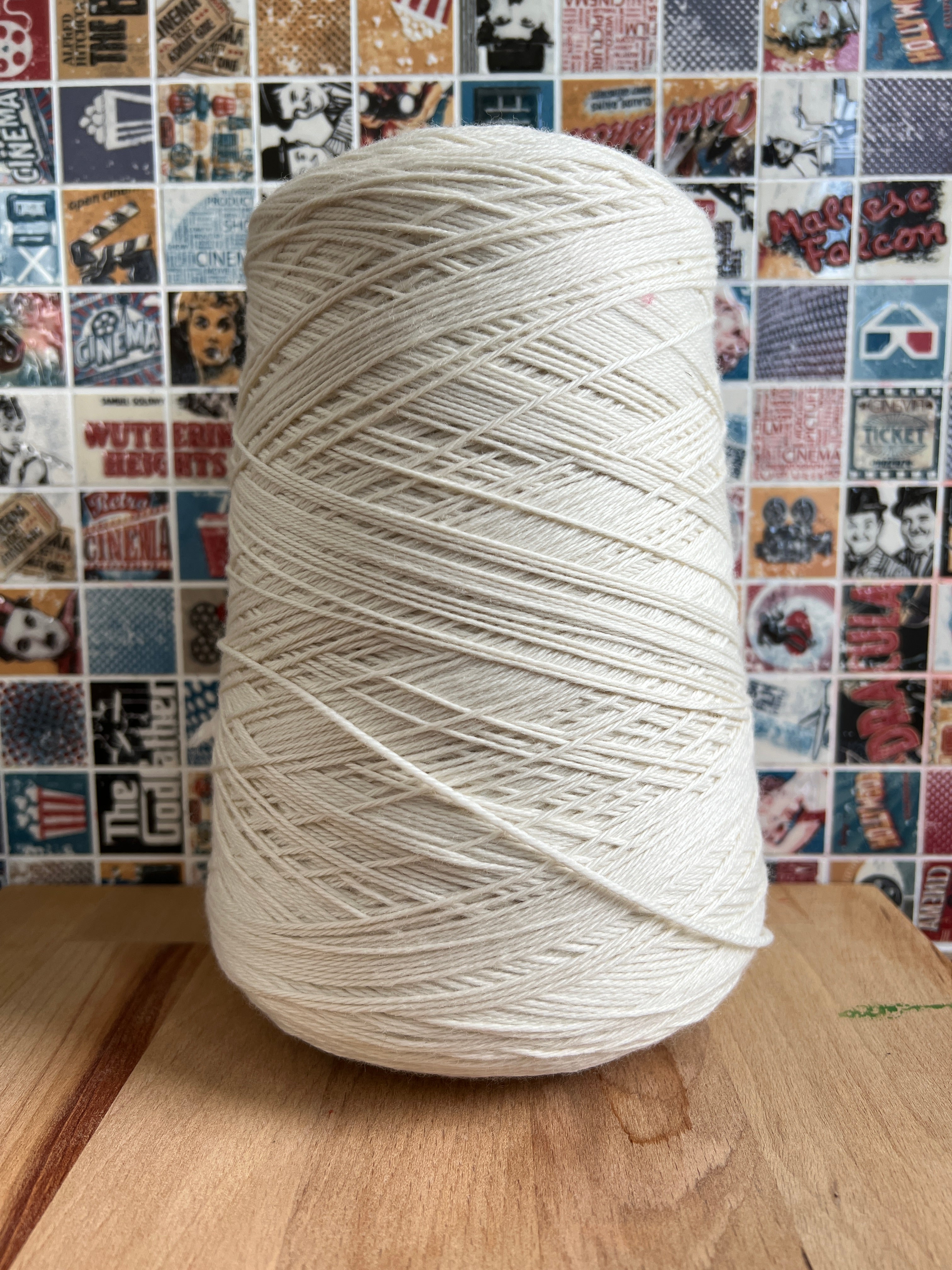 Naked Yarn Cone - 100% Australian SRS Merino (Non-Mulesed) : Nylon