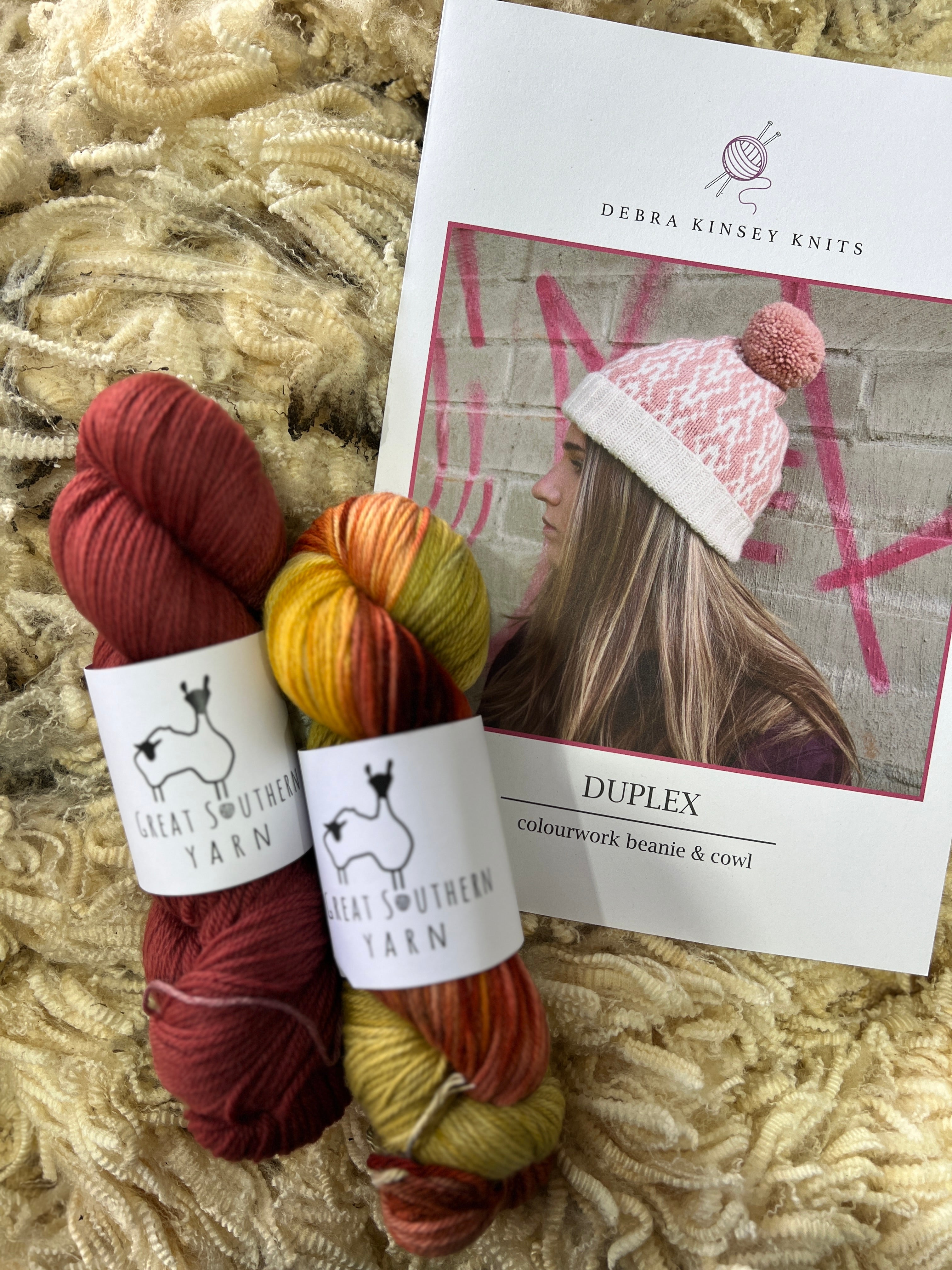 Duplex Beanie: Colurwork Beanie and Cowl - Pattern and Yarn