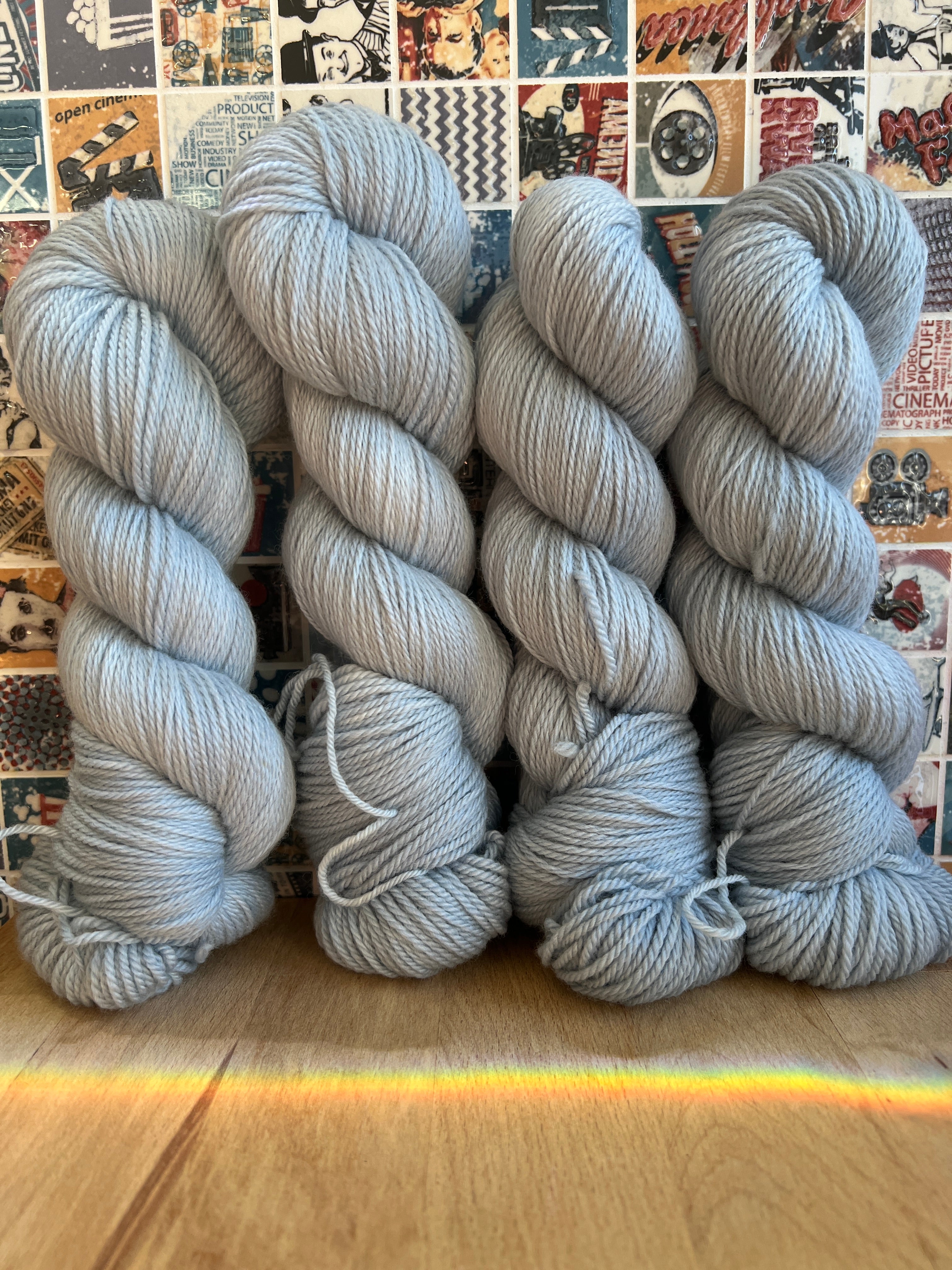 White Rabbit - Pale Blue (Merino/Nylon)