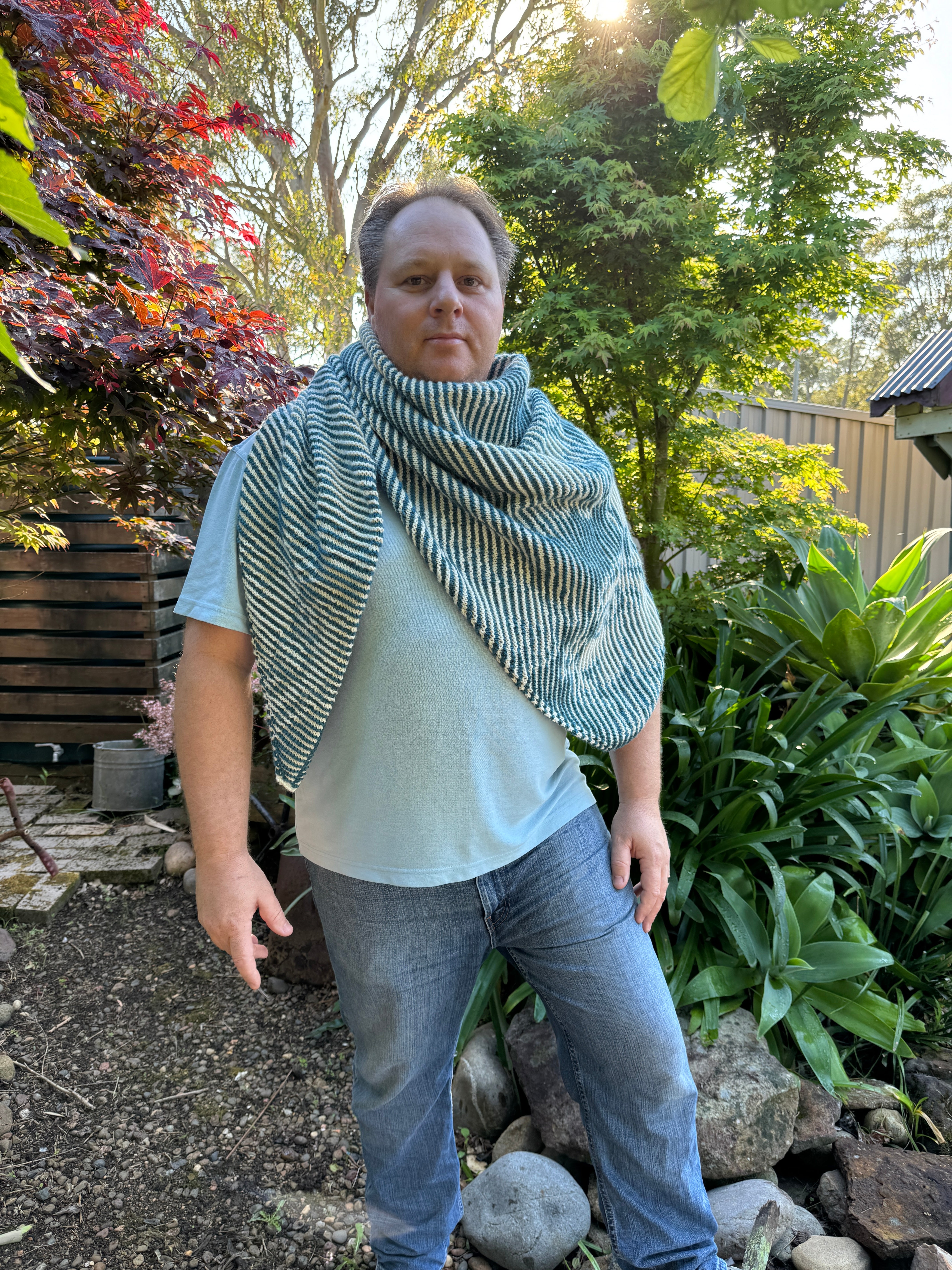 Black Sheep Shadow Shawl Pattern by Jamo Design - Digital Pattern