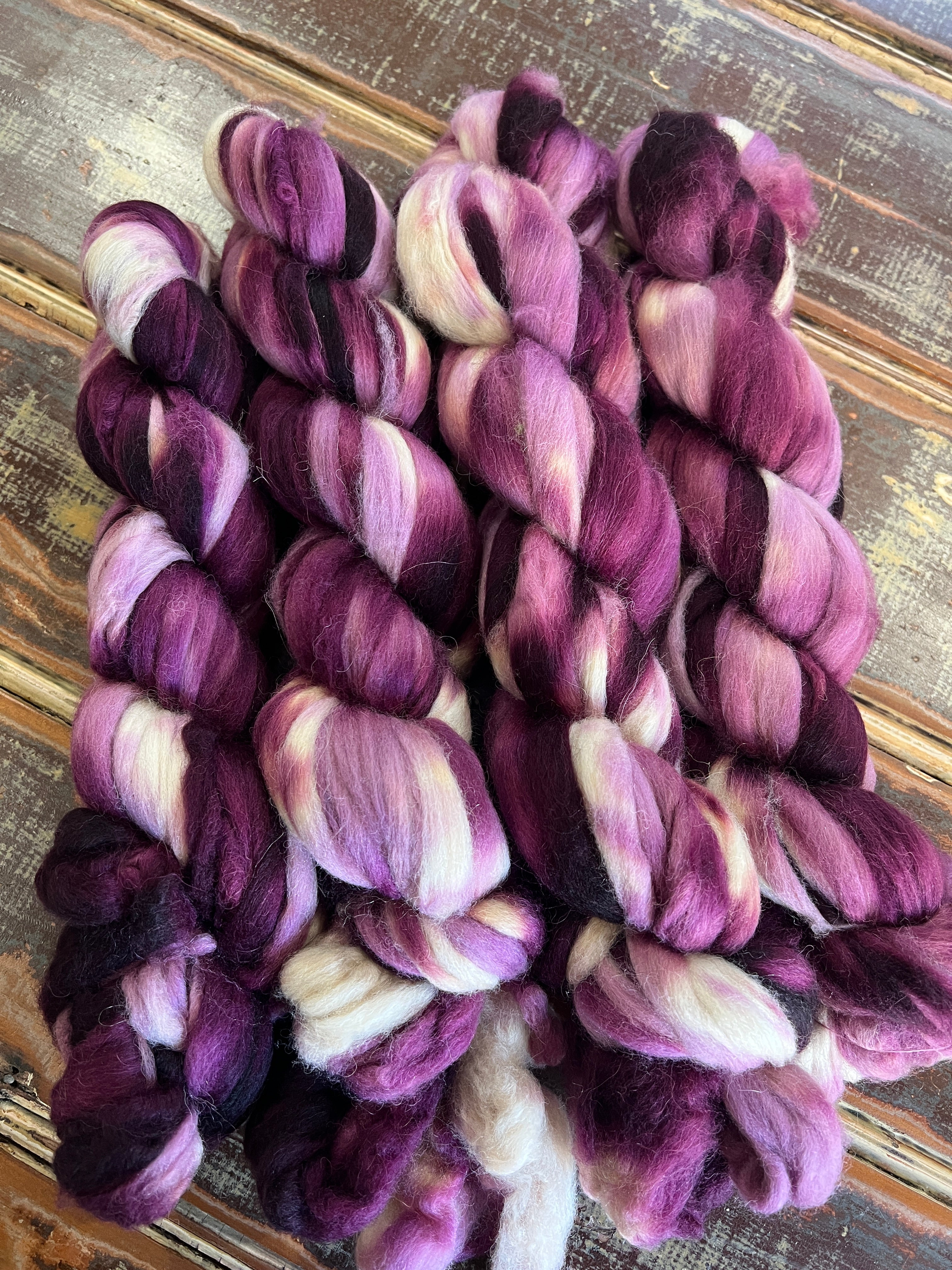 Muriel Matters - Merino Roving - Morepork Owl