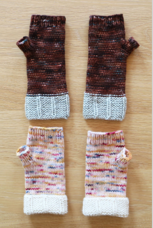 Inside-out: Reversible Beanie & Mitts - Pattern only