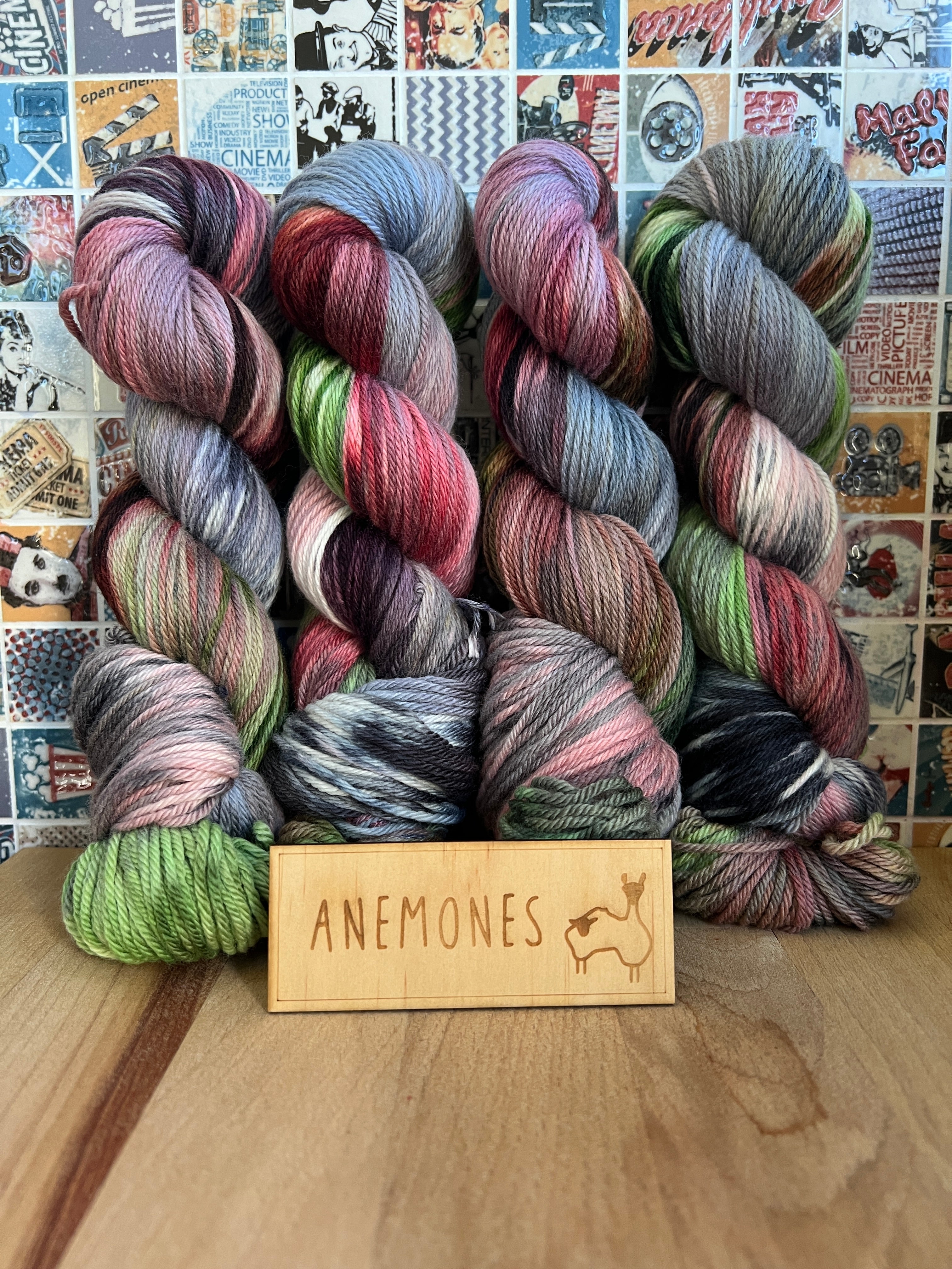 Anemones - 100% Australian SRS Merino (Non-Mulesed) : Nylon