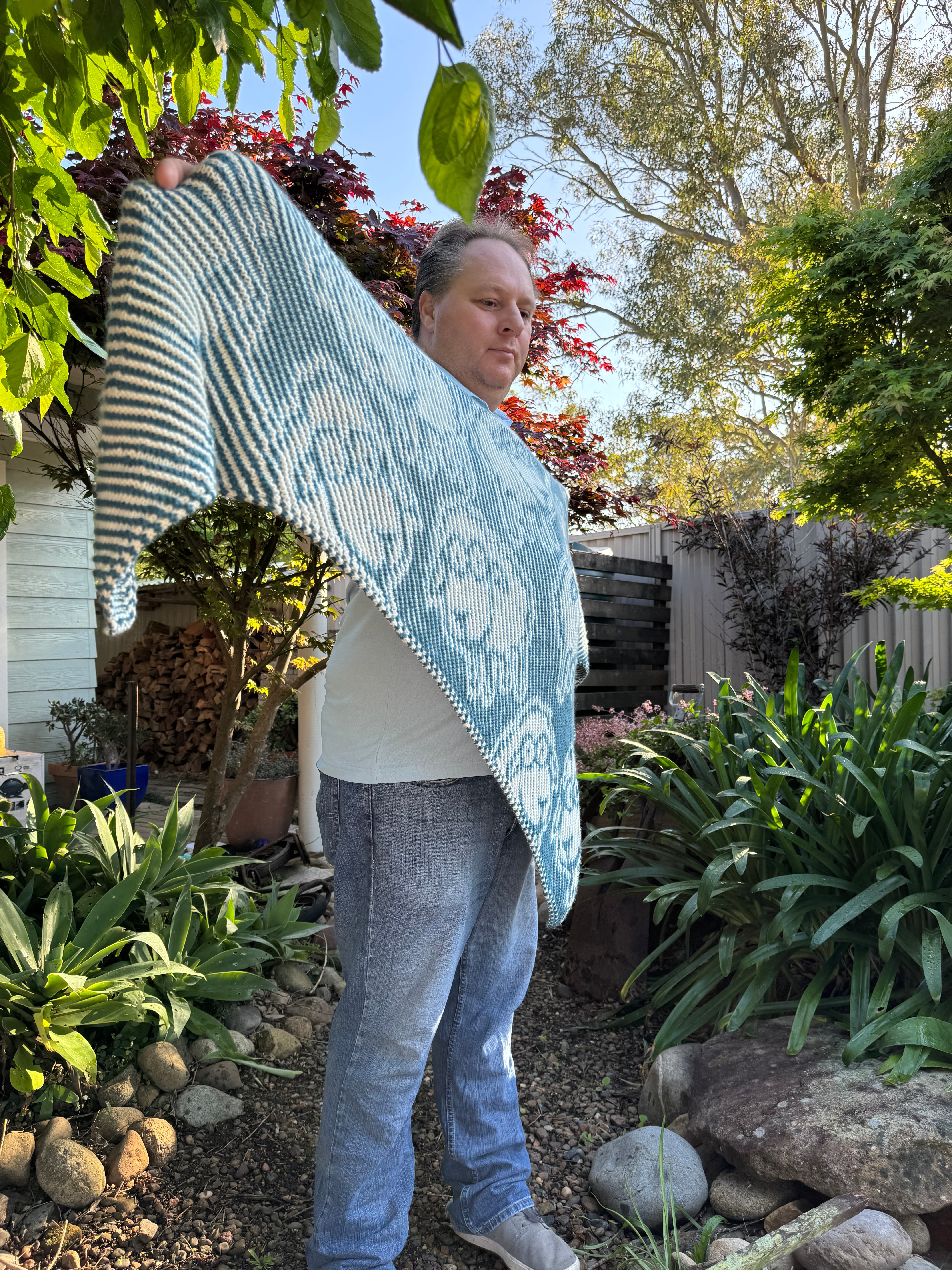 Black Sheep Shadow Shawl Pattern by Jamo Design - Printed Pattern