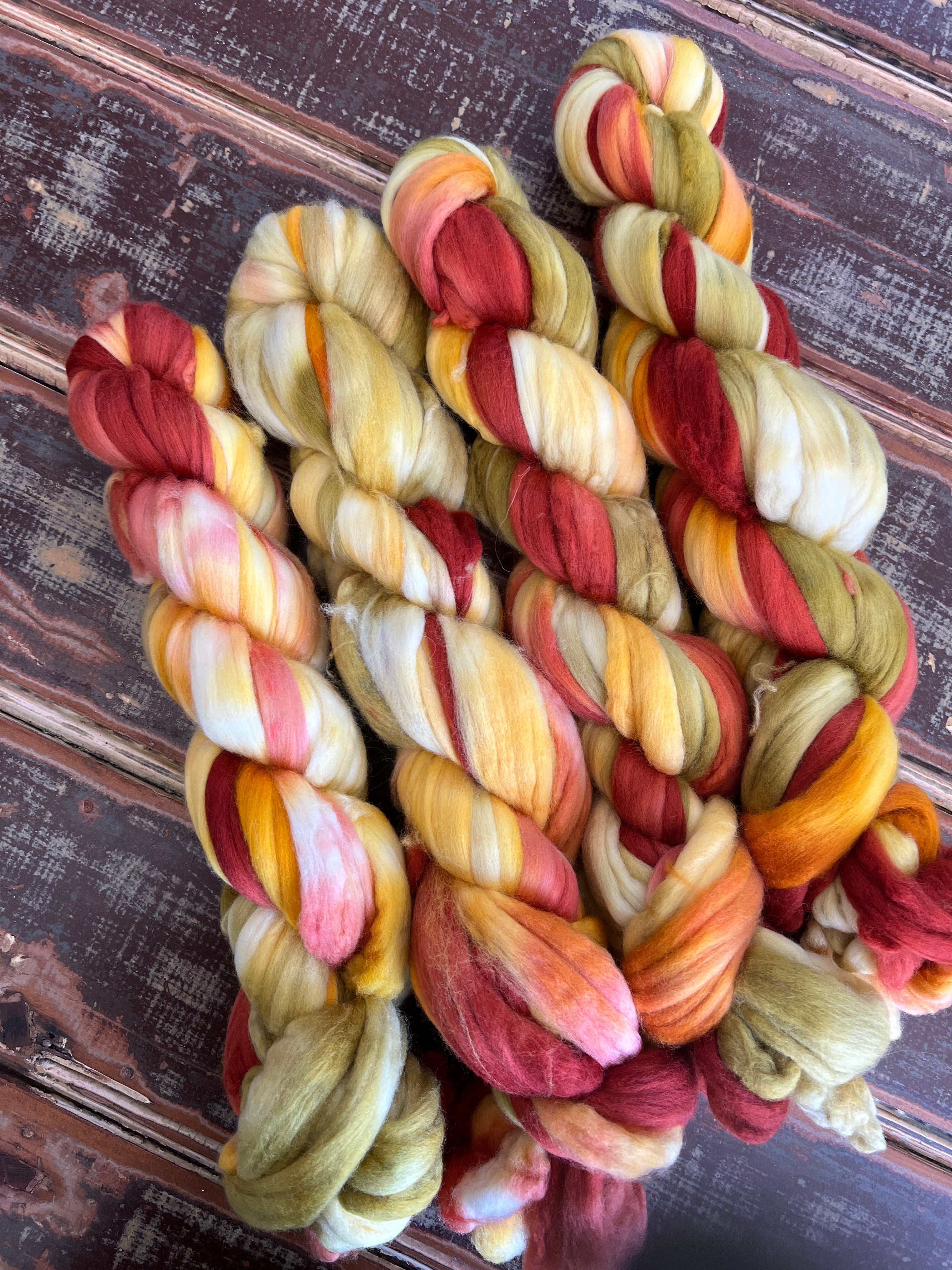 The Brown Pot - Merino Roving - Morepork Owl