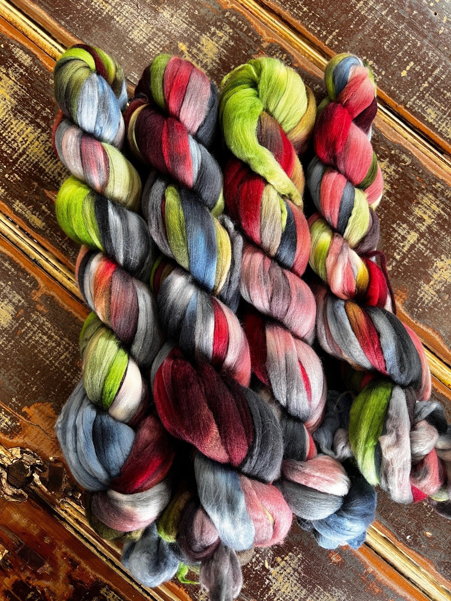 Anemone - Merino Roving - Morepork Owl