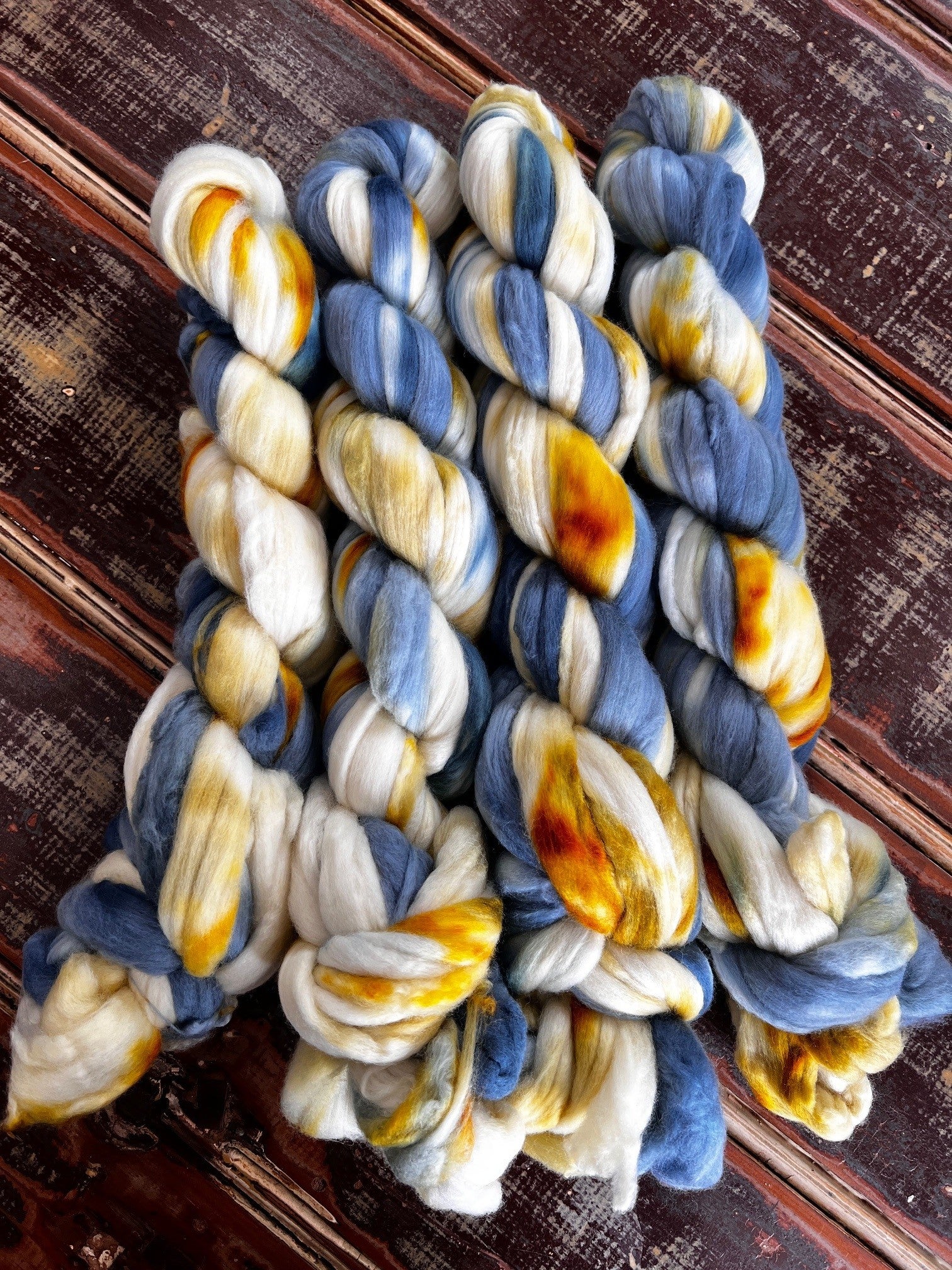 Autumn Magic - Merino Roving - Morepork Owl