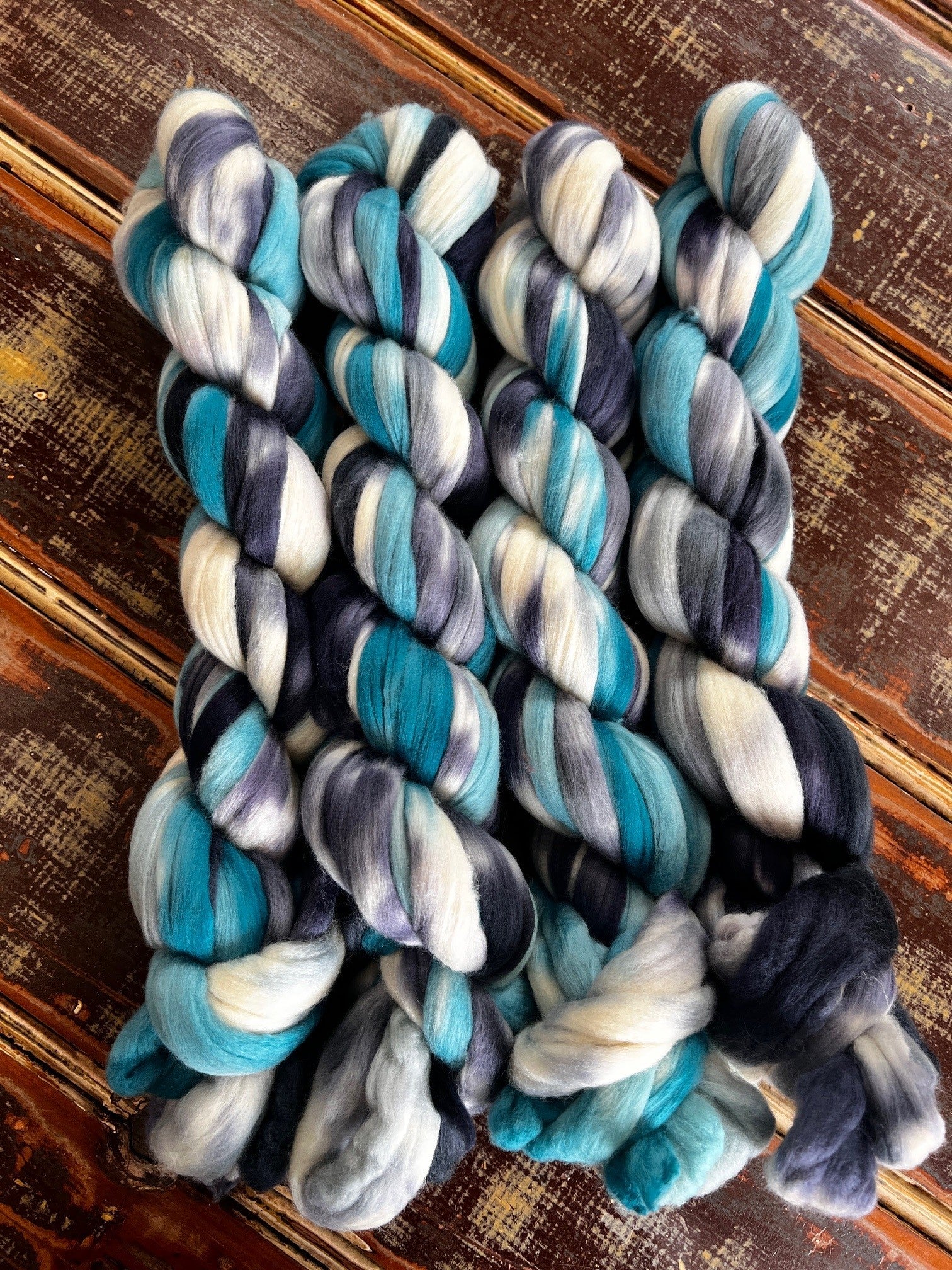 Bluey - Merino Roving - Morepork Owl