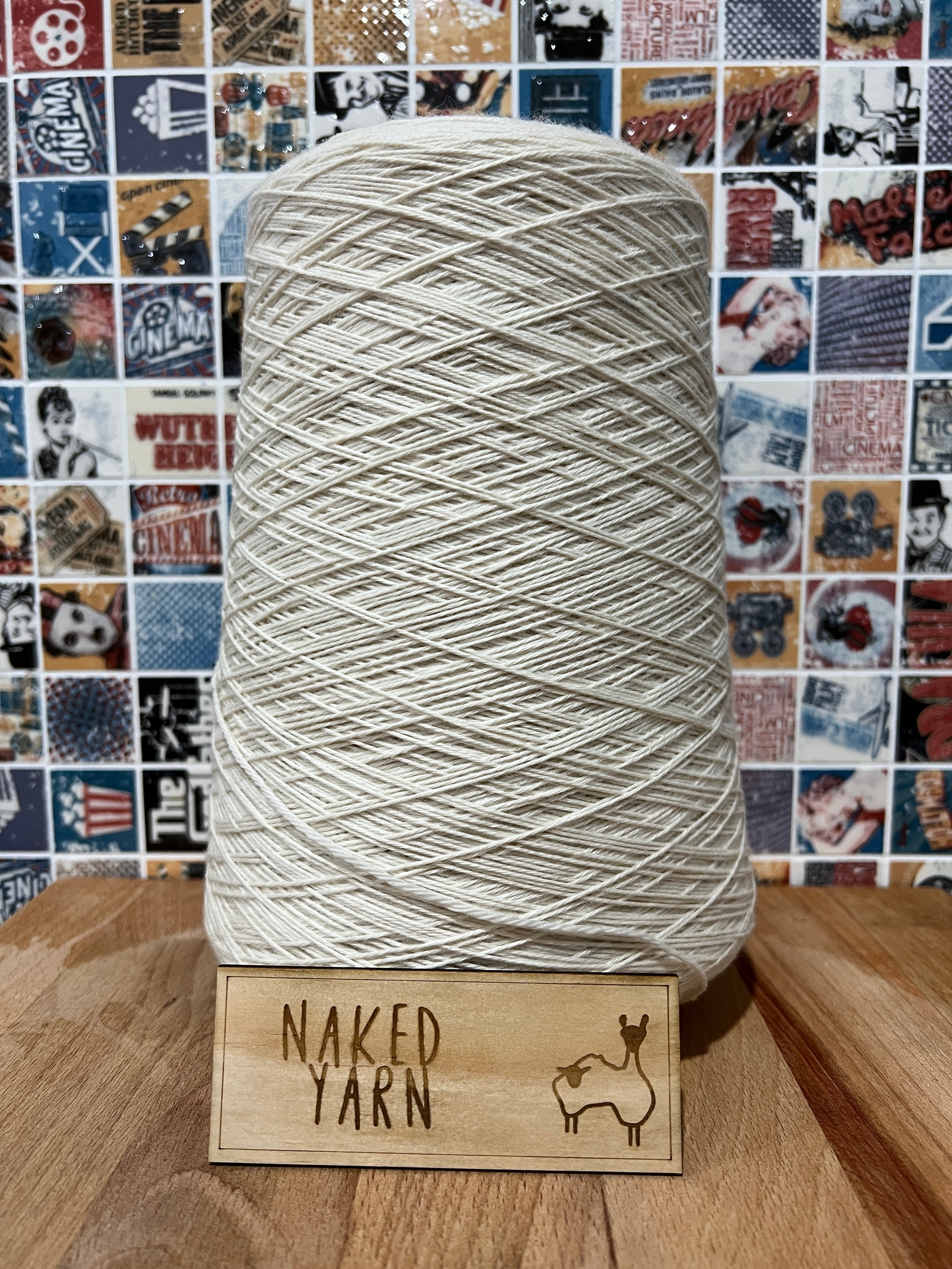 Naked Yarn Cone - 100% Australian SRS Merino (Non-Mulesed)